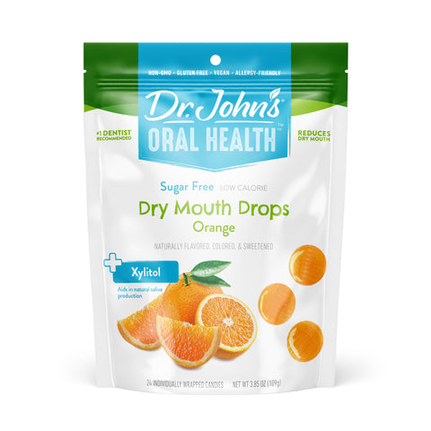 Orange Dry Mouth Drops