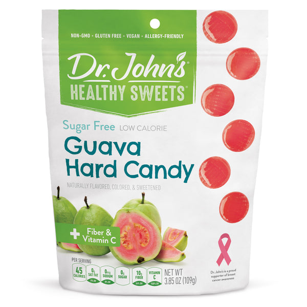 Guava Flavored Xylitol Hard Candies Dr. John's Healthy Sweets