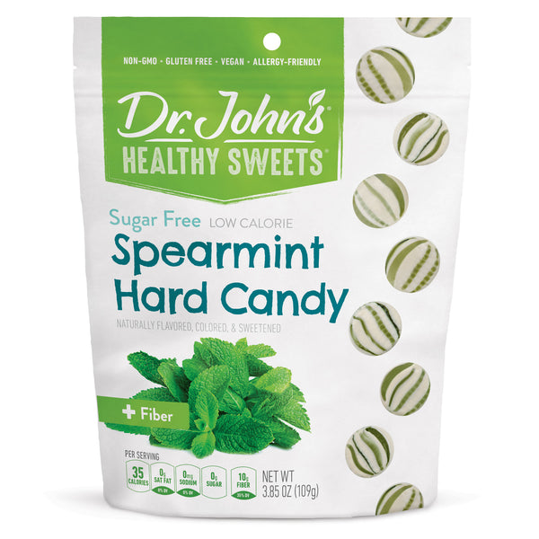 Spearmint Flavored Xylitol Hard Candies Dr. John's Healthy Sweets