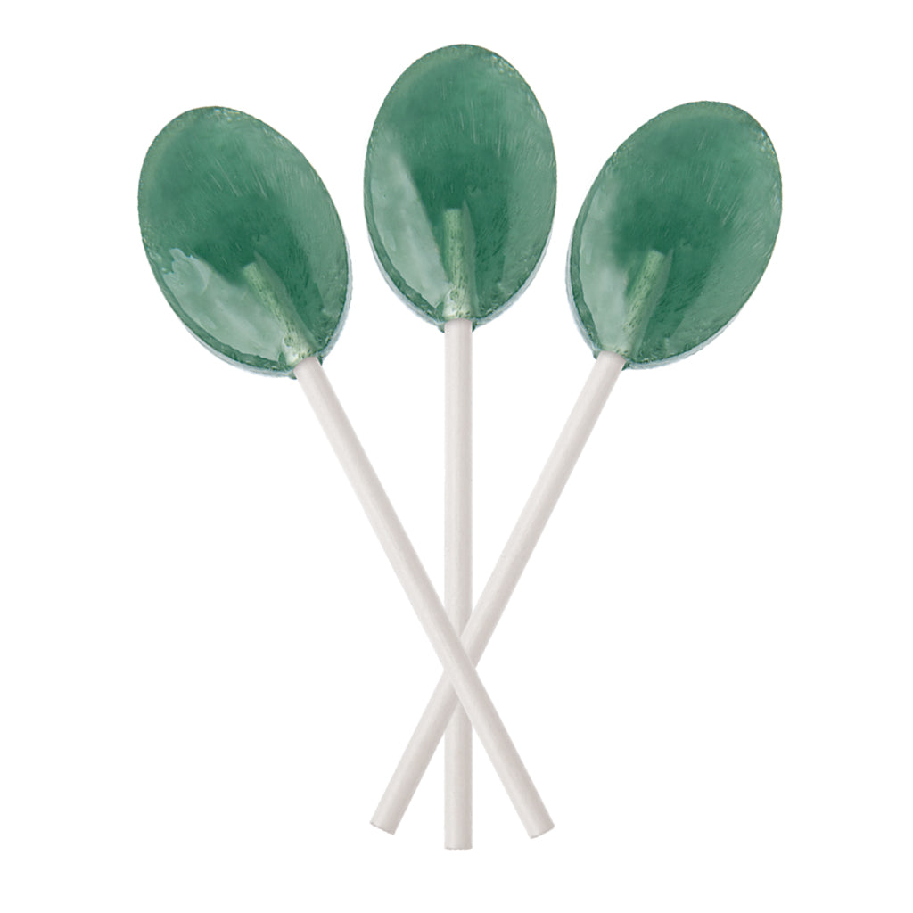 Xylitol Free Blue Raspberry Oval Lollipops