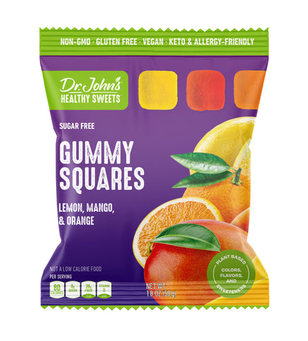 Gummy Squares Tropical Fruit Mix Candies