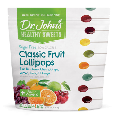 Classic Fruit Oval Lollipops