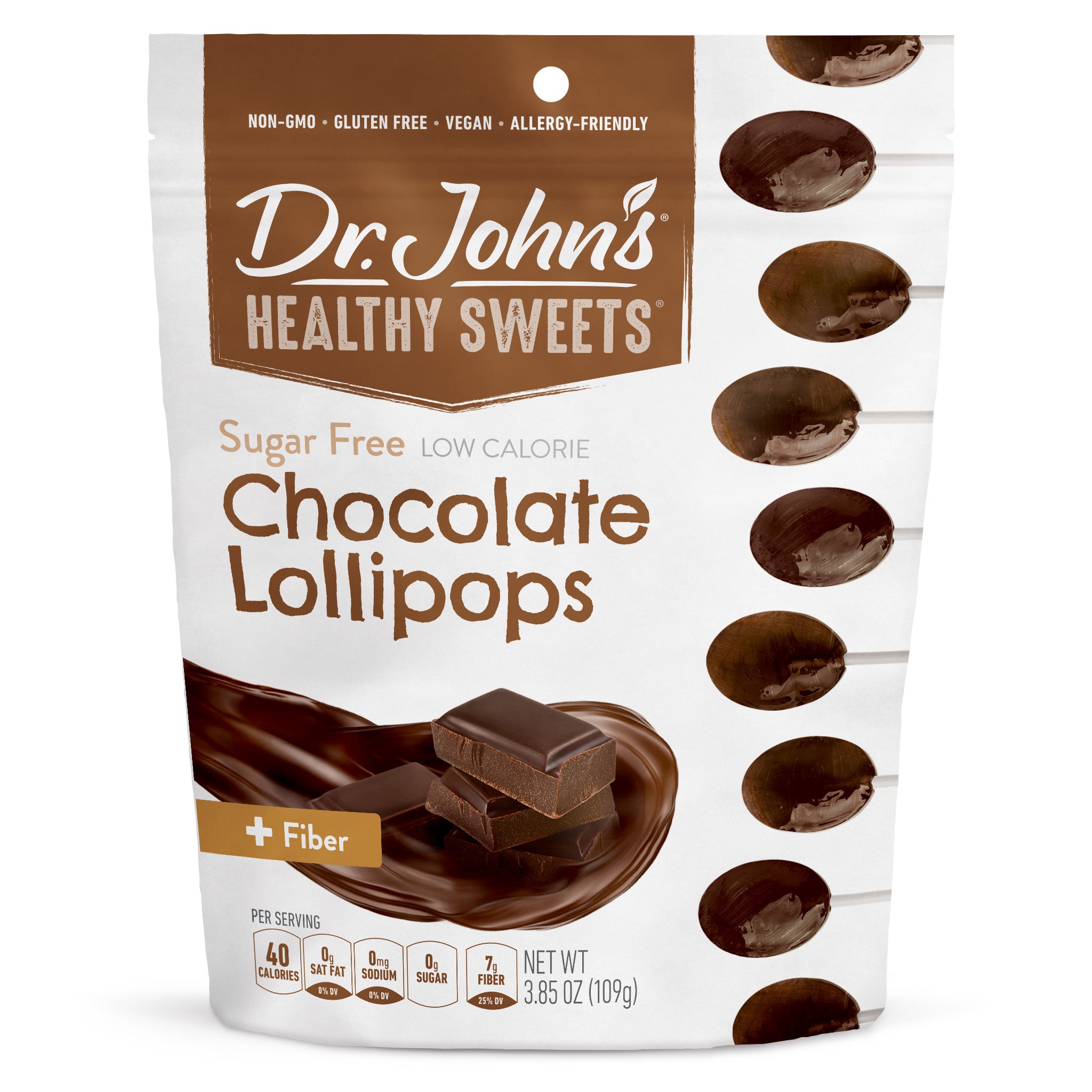 Chocolate Lollipops | Sugar-Free | Dr. John's – Dr. John's Healthy