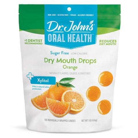 Orange Dry Mouth Drops