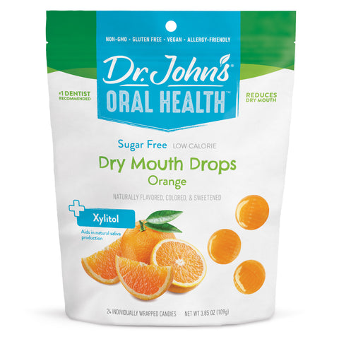 Orange Dry Mouth Drops