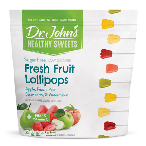 Fresh Fruit Tooth Shaped Lollipops