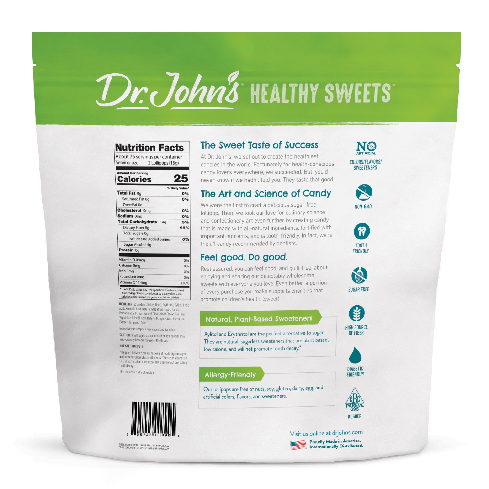 Sugar-Free Sunkissed Fruit Lollipops | Dr. John's Healthy Sweets