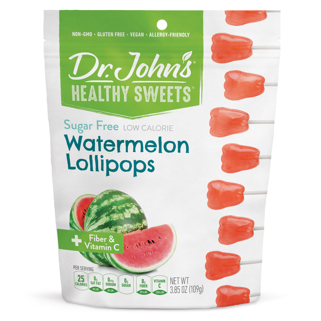 Watermelon Tooth Shaped Lollipops