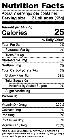Sweet Cherry Vitamin Pops