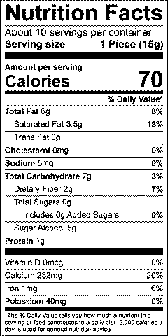 Peanut Butter Squares - Dark Chocolate