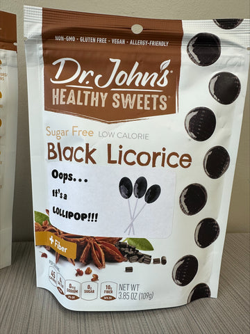 Oops! Black Licorice Lollipops Instead of Hard Candy
