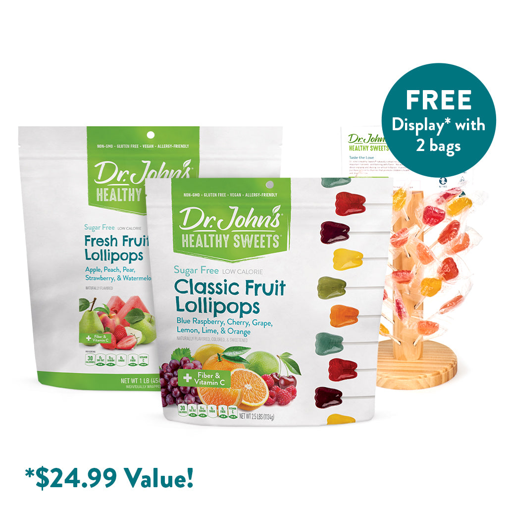 2 Pouch Bundle w/ Free Short Natural Tree Display