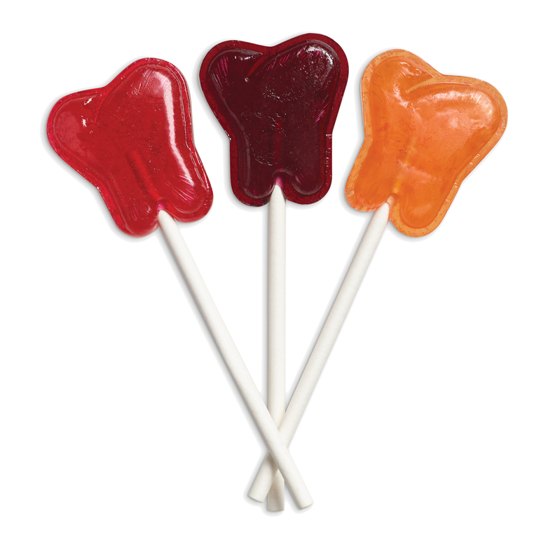Thrive Fruit Mix Tooth Shaped Lollipops