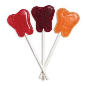 Thrive Fruit Mix Tooth Shaped Lollipops