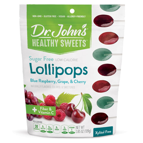 Xylitol-Free Assorted Fruit Oval Lollipops