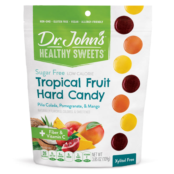 Xylitol Free Tropical Fruit Hard Candy Dr. John's Healthy Sweets