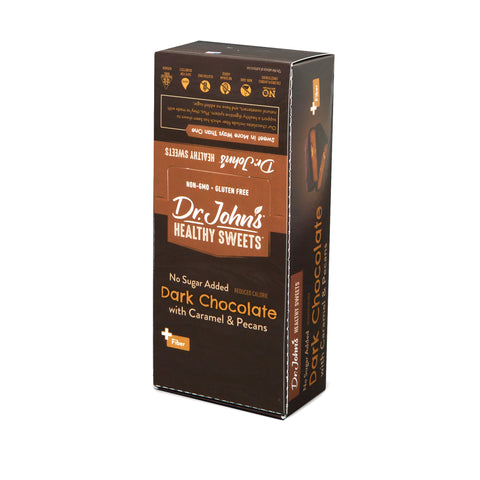 Pecan Caramel Bars - Dark Chocolate