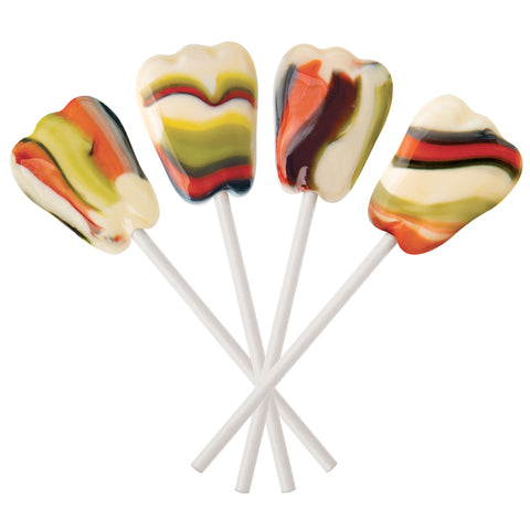 Berry Swirl Tooth Shaped Xylitol Lollipops | Dr. John's Healthy Sweets