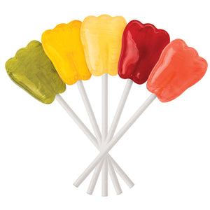 Fresh Fruit Tooth-Shaped Xylitol Lollipops | Dr. John's Healthy Sweets